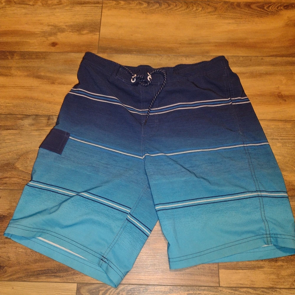 Med 32-34 men's blue swimming trunks